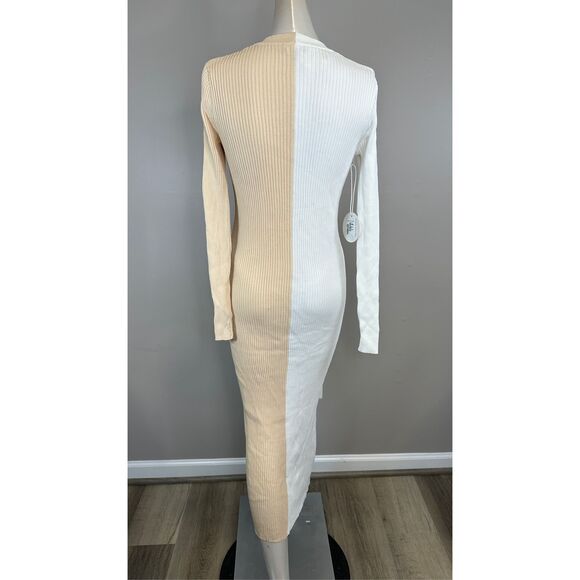 NWT STAUD Shoko Colorblock Body-Con Sweaterdress Size S $165 - Picture 7 of 10